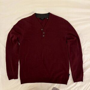 Ted Baker | Men's V-neck Sweater | Size: 3 (Medium)